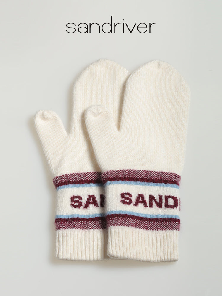 [Snow-Mountain Collection] Cashmere Jacquard Gloves