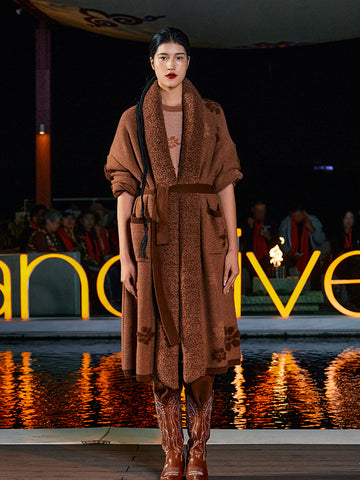 Kelsang Flower Long Cardigan