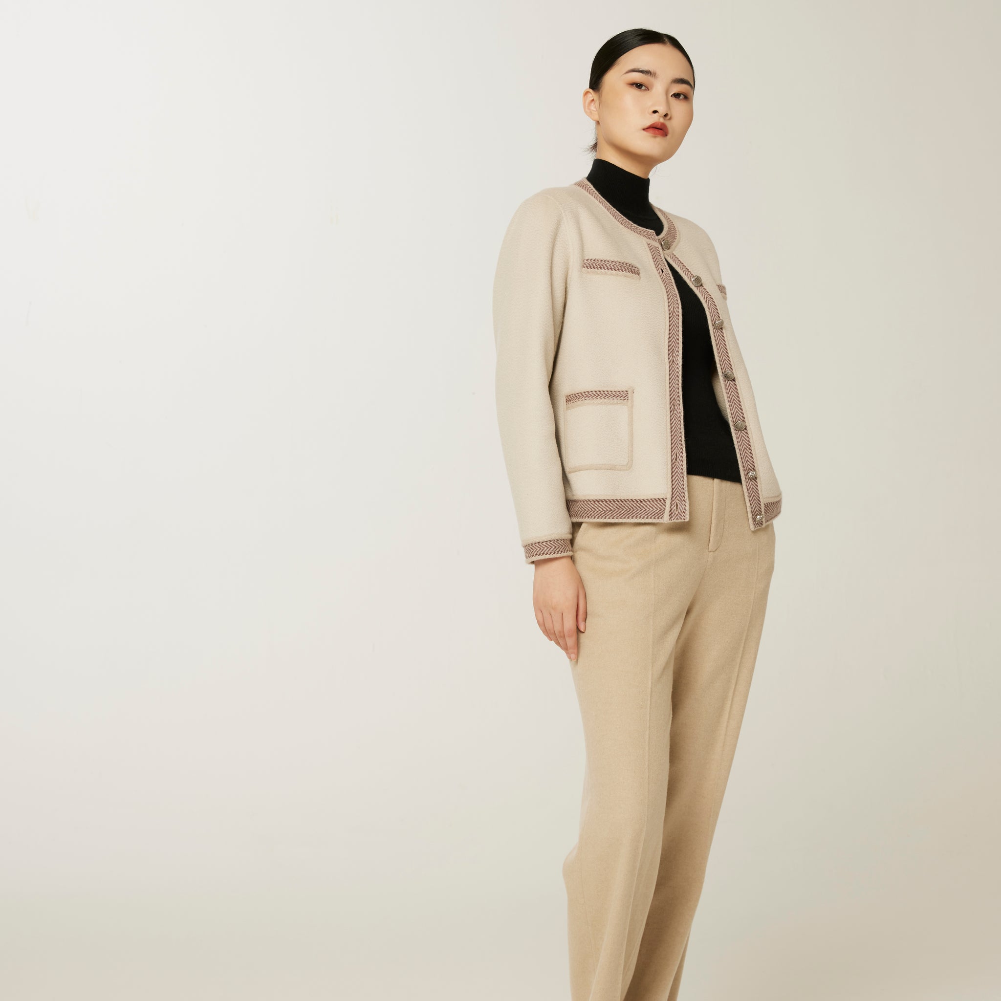 Women's cashmere trousers